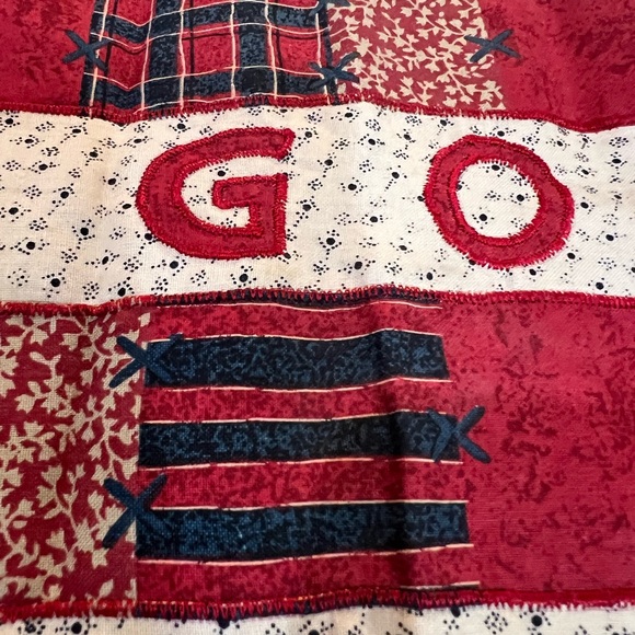 Patriotic , Set of 3  " God Bless America" 🇺🇸 Patchwork Placemats - Picture 8 of 10